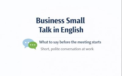 Business Small Talk: What It Is (and Why It Matters)