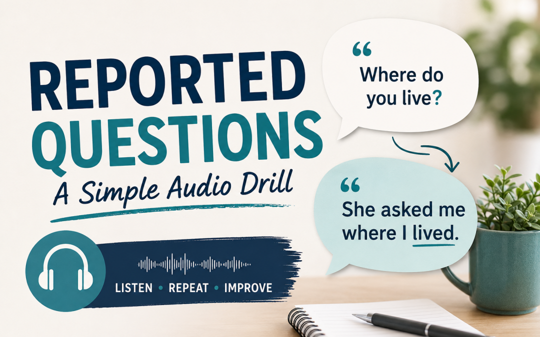 Reported Questions: How to Report Questions Naturally in English